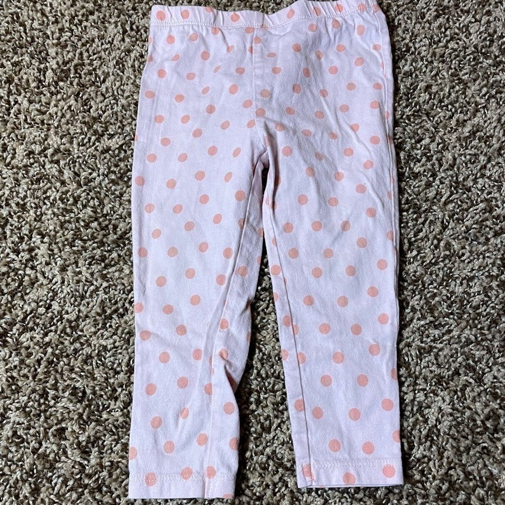 Carters 18m pink Polk-a-dot pants
